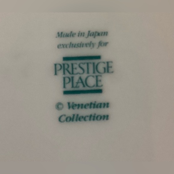 Vintage prestige place Venetian ceramic candle vanity jar, made in Japan - Picture 8 of 10